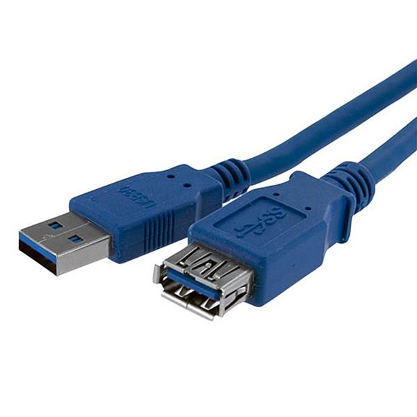 STARTECH.COM USB 3.0 Extension Cable Superspeed A To A - M/f 1m Blue