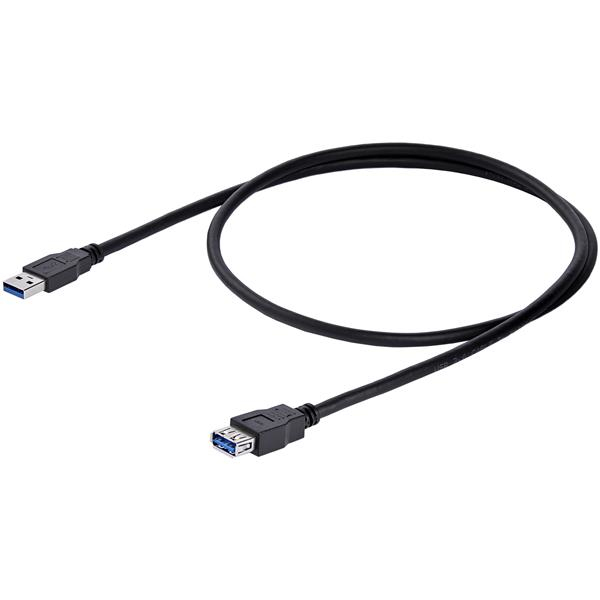 STARTECH.COM USB 3.0 Extension Cable Superspeed A To A - M/f 1m Black