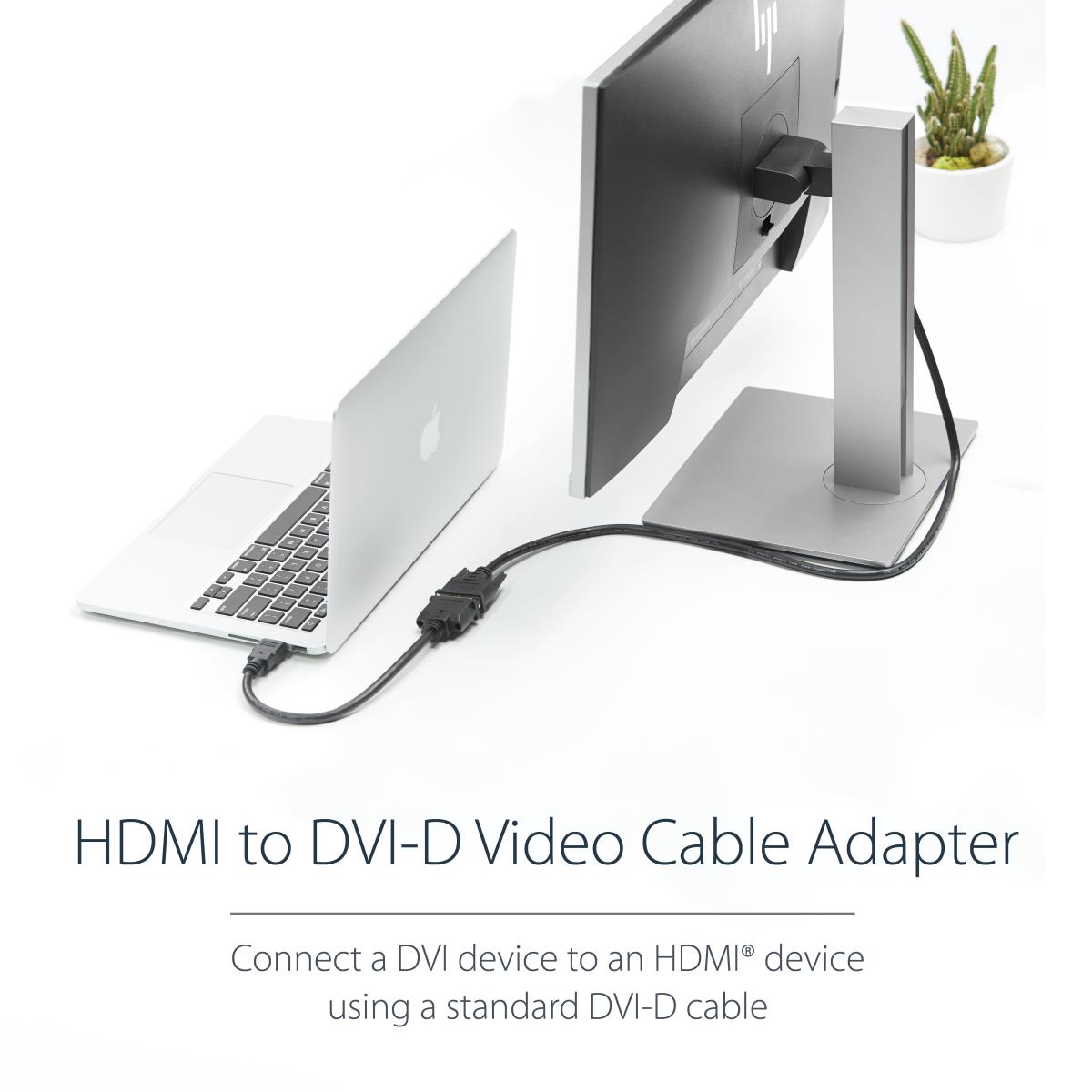 STARTECH.COM Hdmi (m) To DVI-d (f) Video Cable Adapter 8in