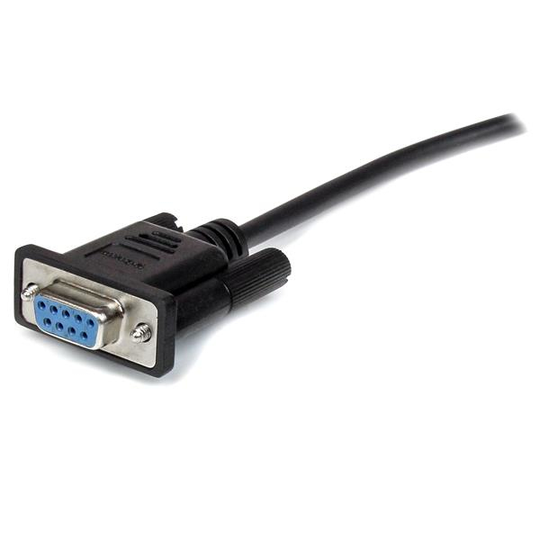STARTECH.COM Serial Cable Straight Through Db9 Rs232 M/f 0.5m Black
