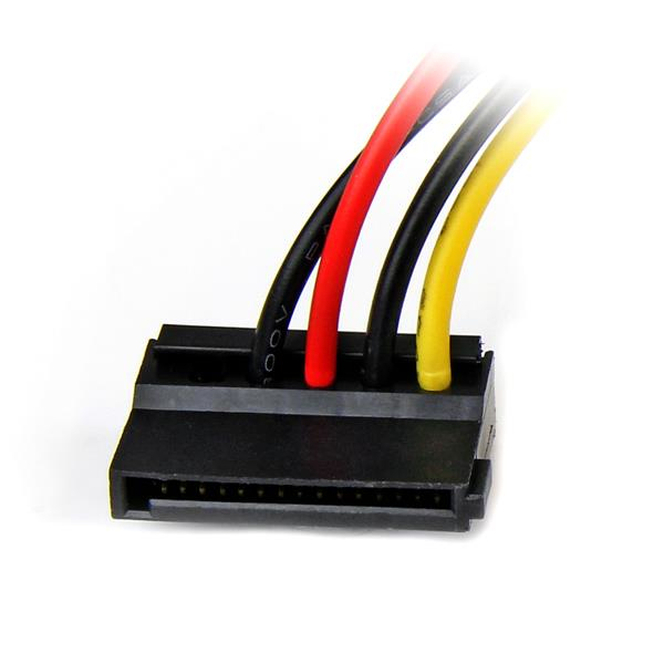 STARTECH.COM Power Cable Adapter Molex To Left Angle SATA 6in 4 Pin