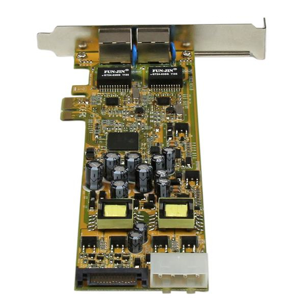 STARTECH.COM Dual Port Pci-e Gigabit Ethernet Pci-e Network Card Adapter - Poe/pse