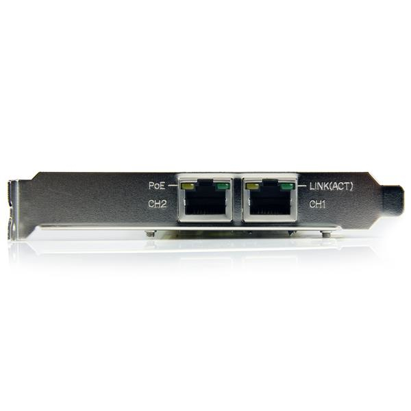 STARTECH.COM Dual Port Pci-e Gigabit Ethernet Pci-e Network Card Adapter - Poe/pse