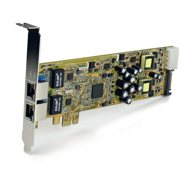STARTECH.COM Dual Port Pci-e Gigabit Ethernet Pci-e Network Card Adapter - Poe/pse
