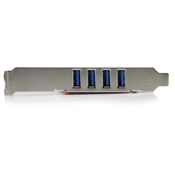 STARTECH.COM Controller Card Quad Port PCI Superspeed USB 3 With SATA Power