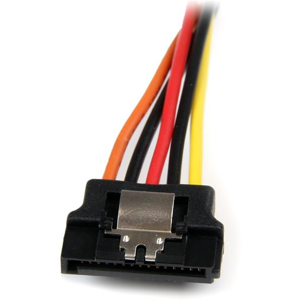STARTECH.COM Power Cable Splitter Adapter Latching SATA SATA 15cm