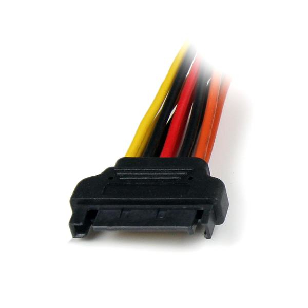 STARTECH.COM Power Cable Splitter Adapter Latching SATA SATA 15cm