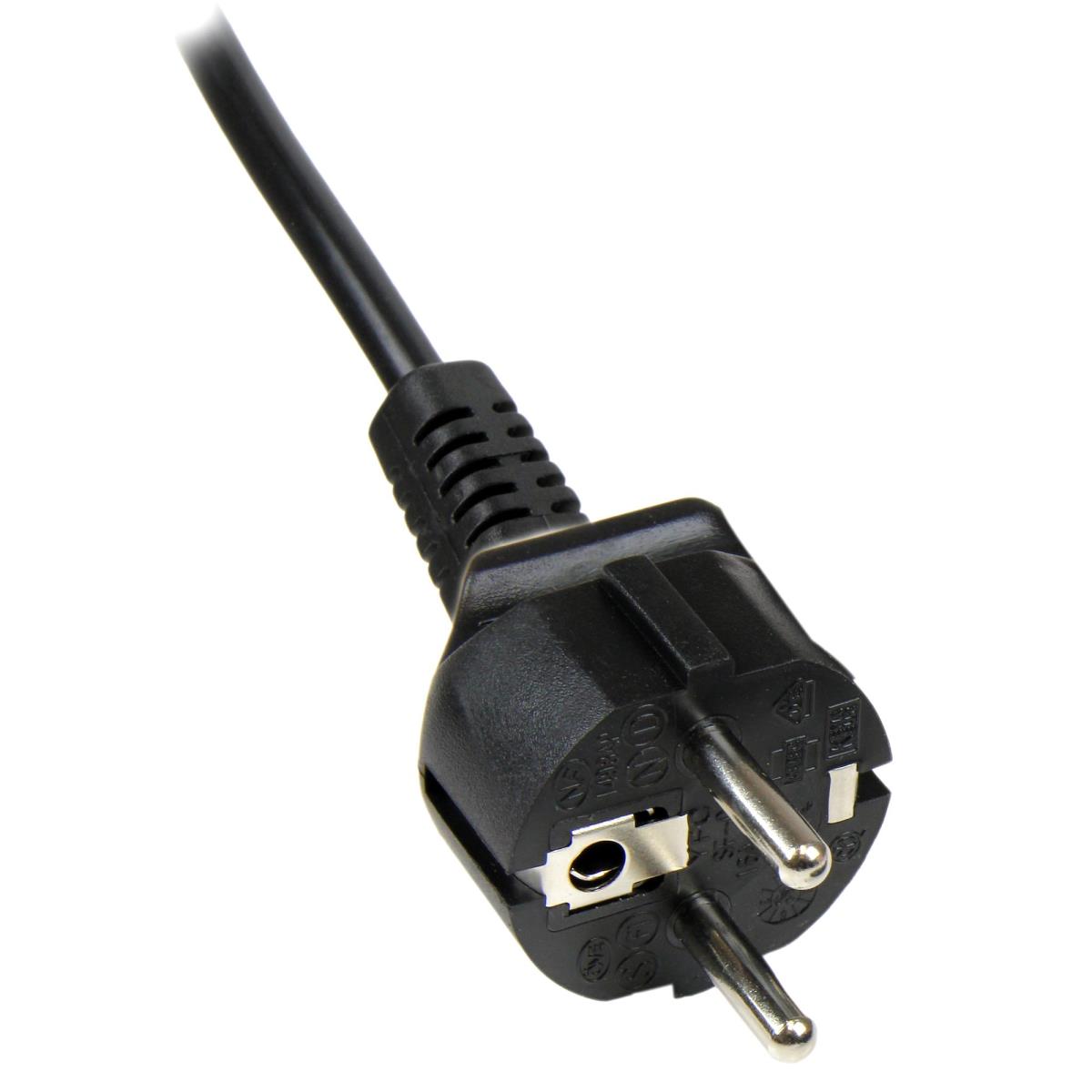STARTECH.COM Power Cord - Eu Mains To Iec320 C5 Power Cord - 0.75mm 3 Slot 2m