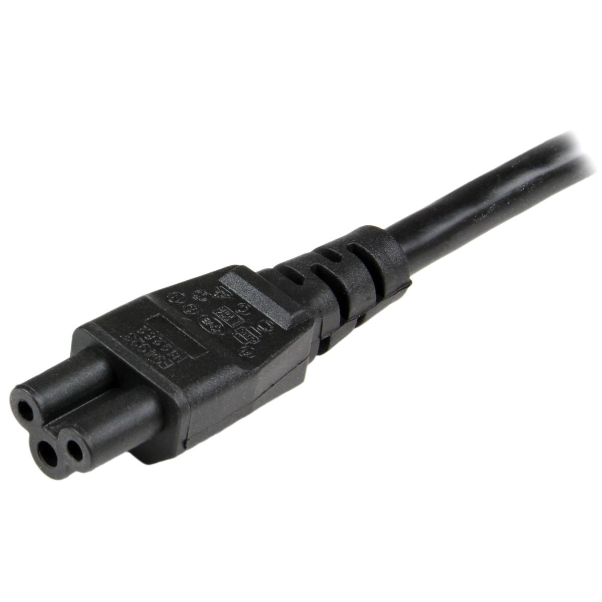 STARTECH.COM Power Cord - Eu Mains To Iec320 C5 Power Cord - 0.75mm 3 Slot 2m
