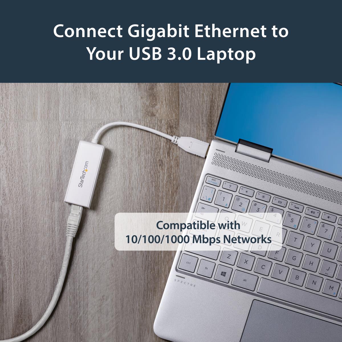 STARTECH.COM Network Adapter USB 3.0 To Gigabit 10/100/1000
