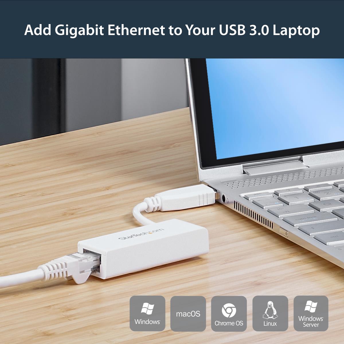 STARTECH.COM Network Adapter USB 3.0 To Gigabit 10/100/1000
