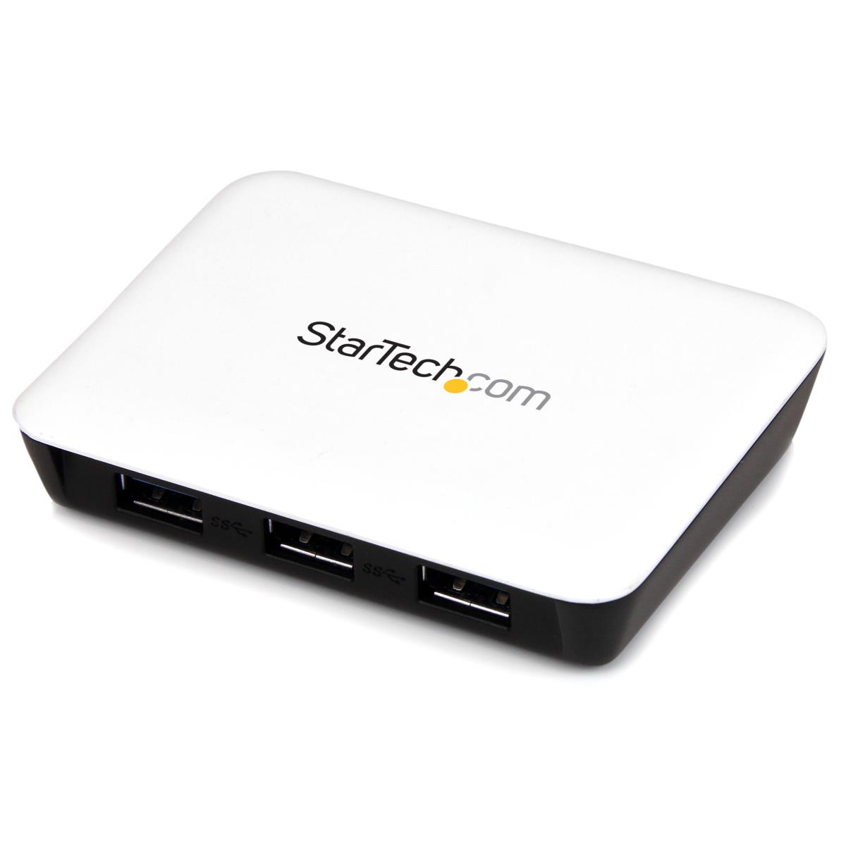 STARTECH.COM USB Hub With Gigabit Ethernet 3 Port USB 3.0 Superspeed