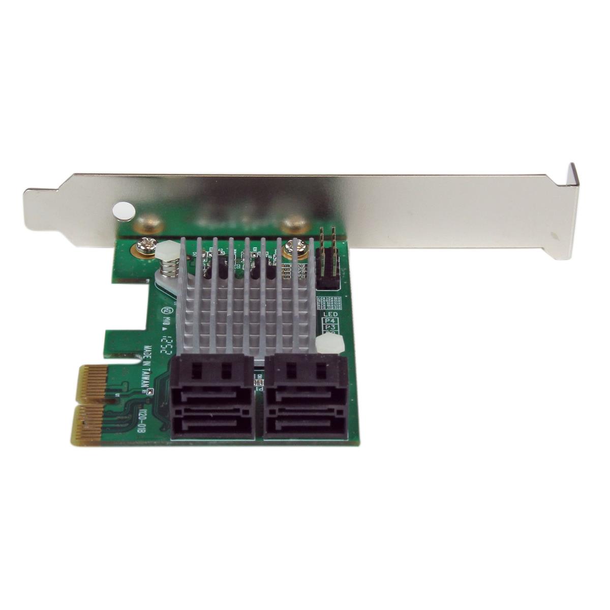 STARTECH.COM 4 Port Pci-e SATA III Raid Controller Card /w Heatsink