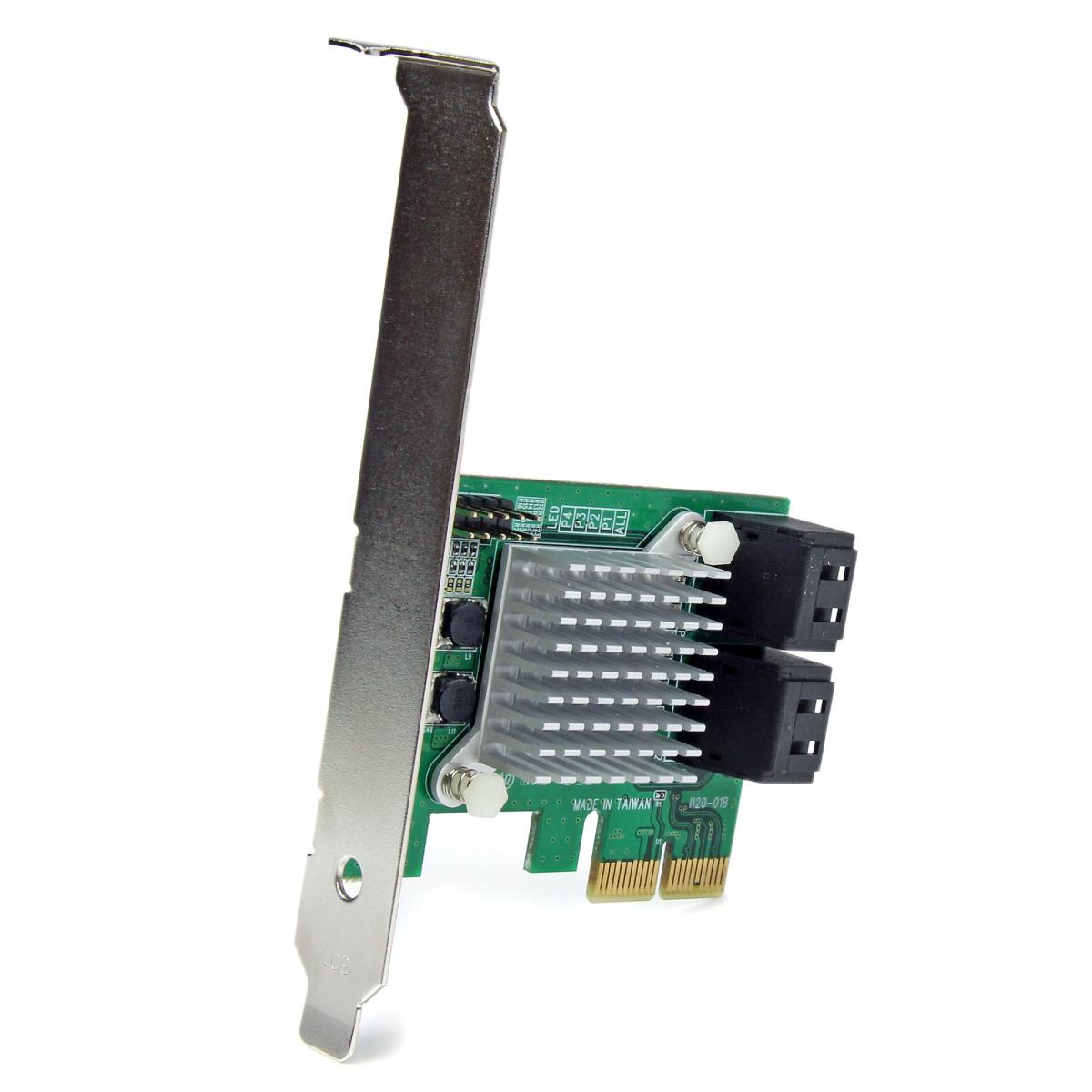 STARTECH.COM 4 Port Pci-e SATA III Raid Controller Card /w Heatsink