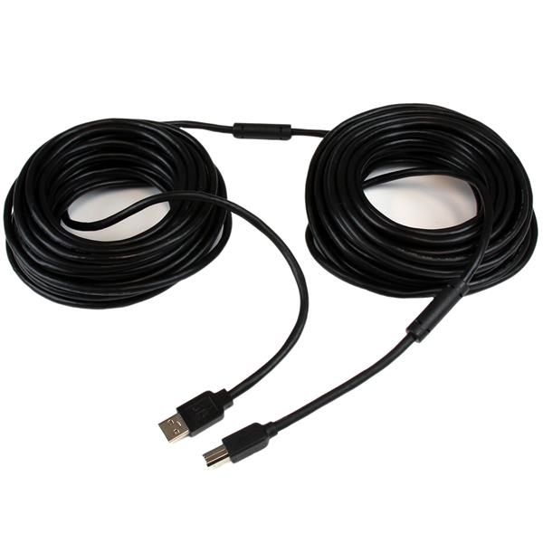 STARTECH.COM Active USB 2.0 A To B Cable - M/m - Long USB Cable 20m