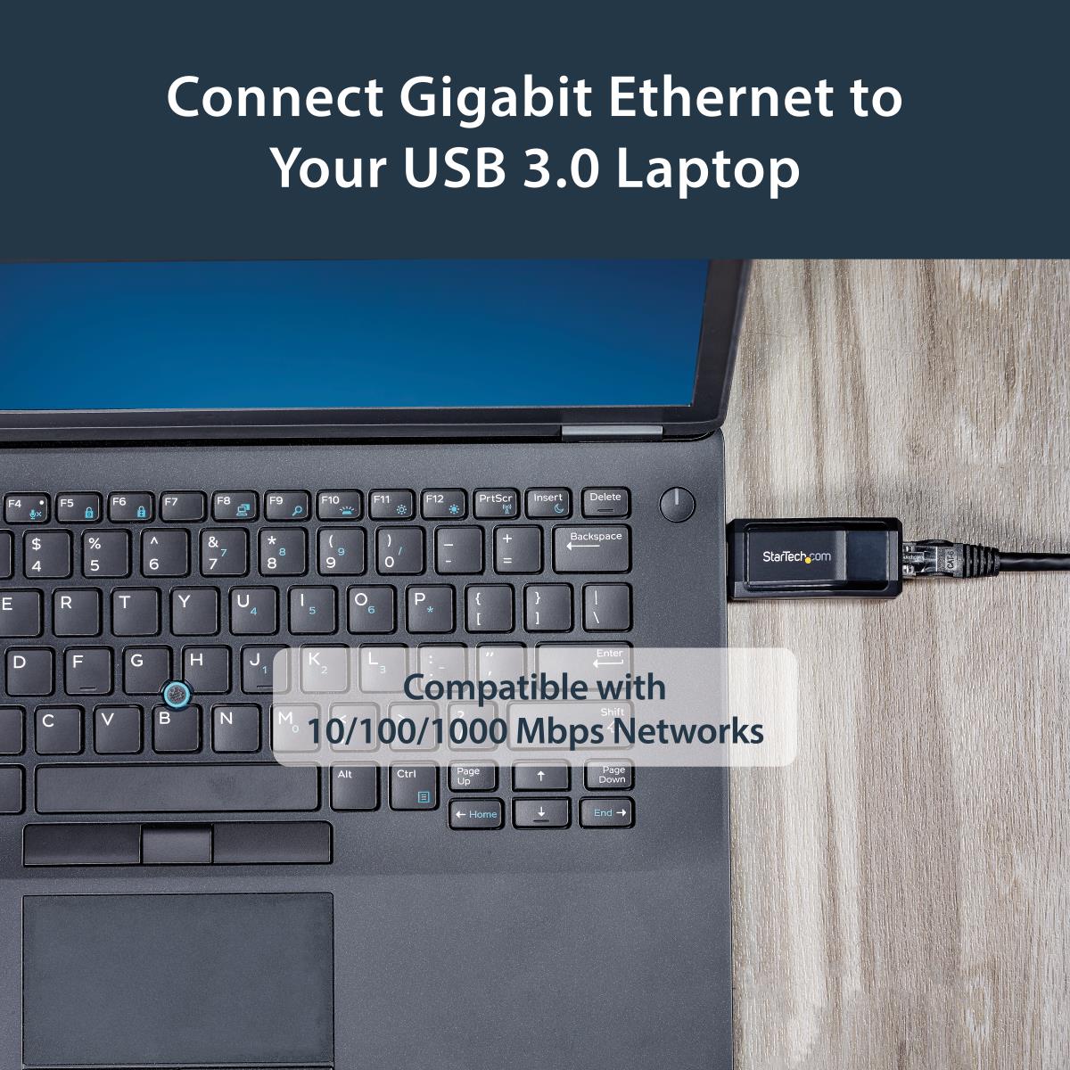 STARTECH.COM Nic Network Adapter USB 3.0 To Gigabit Ethernet - 10/100/1000 mbps