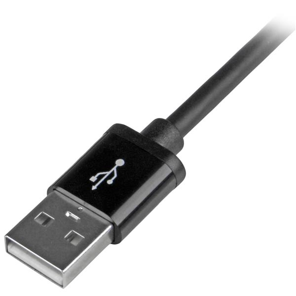 STARTECH.COM Apple 8-pin Lightning To USB Cable Long Black 2m