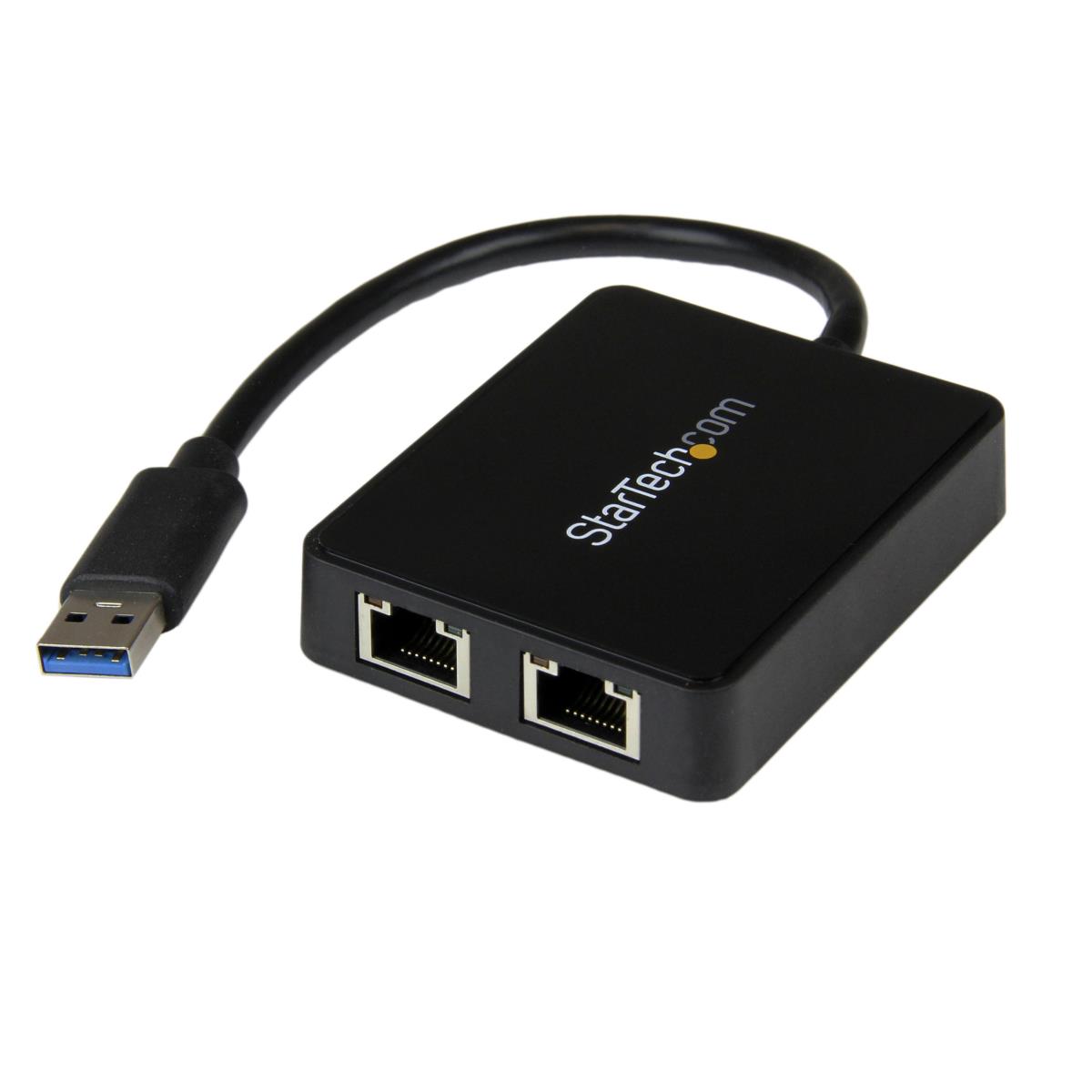 STARTECH.COM Gigabit Ethernet Lan Adapter USB 3 2port 10/100/1000