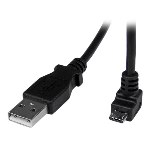 STARTECH.COM Angled Micro USB Cable USB To Up Angle Micro USB 2m