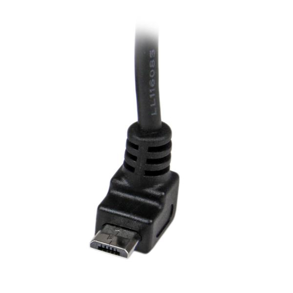 STARTECH.COM Micro USB Cable - A To Up Angle Micro B 2m