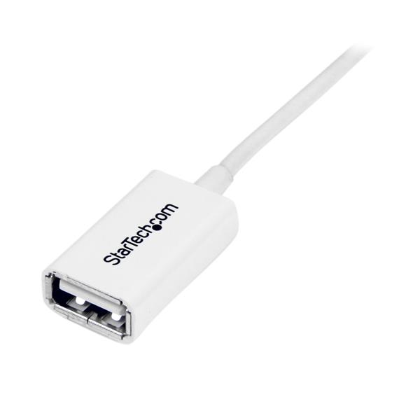 STARTECH.COM USB 2.0 Extension Cable A To A - M/f 1m White