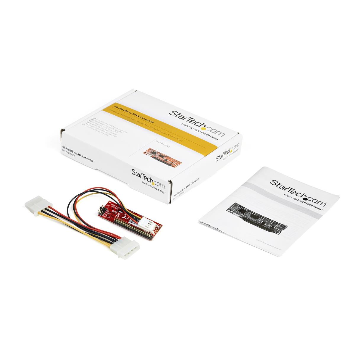 STARTECH.COM Ide Pata To SATA Adapter Converter For HDD/SSD/odd 40-pin