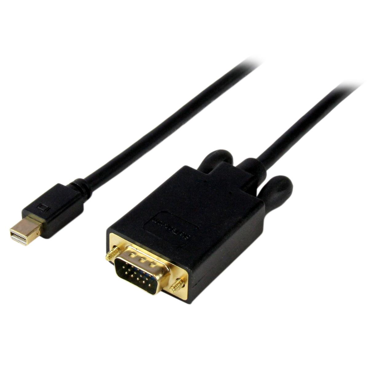 STARTECH.COM Mini DisplayPort To Vga Adapter - Mdp To Vga 2m Black