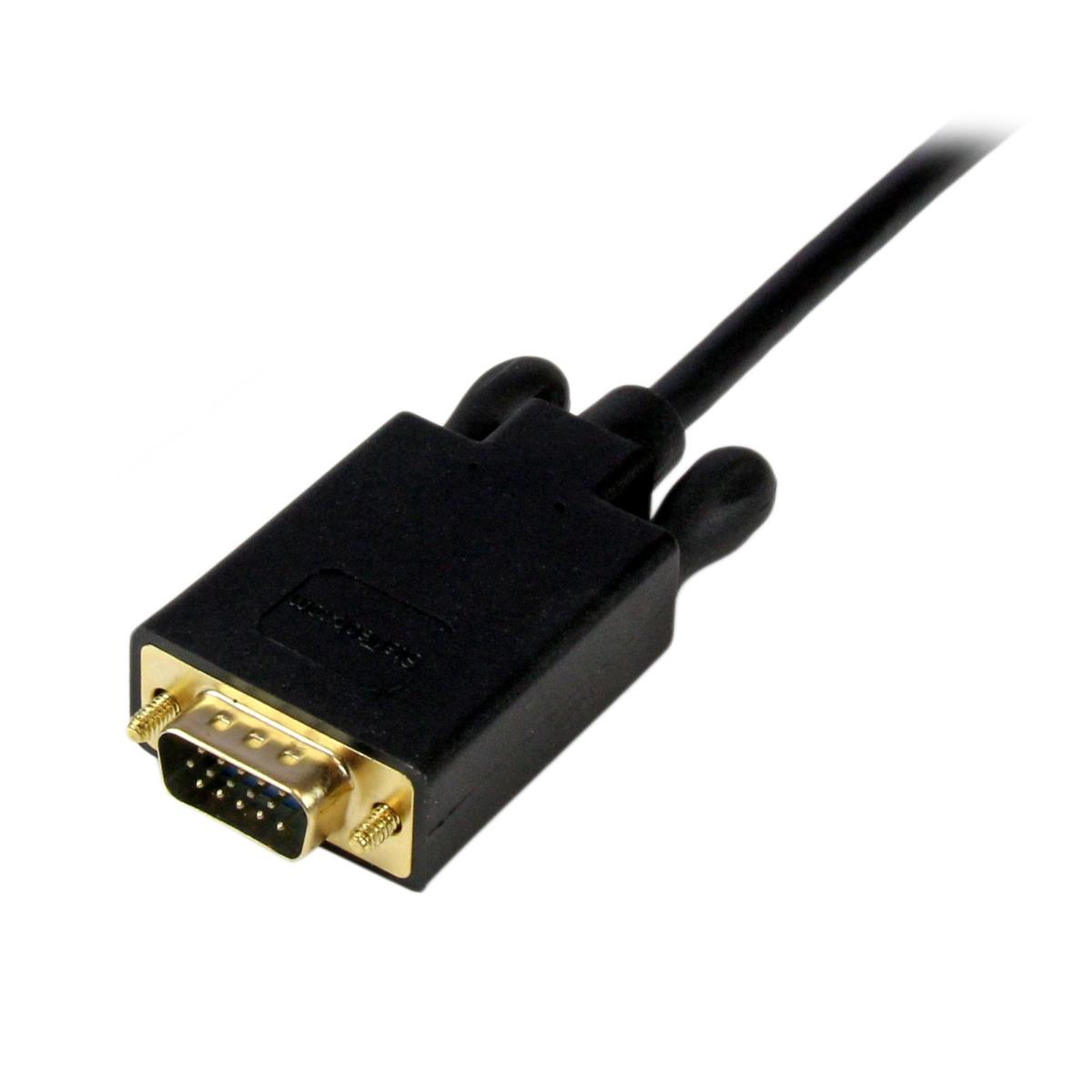 STARTECH.COM Mini DisplayPort To Vga Adapter - Mdp To Vga 2m Black