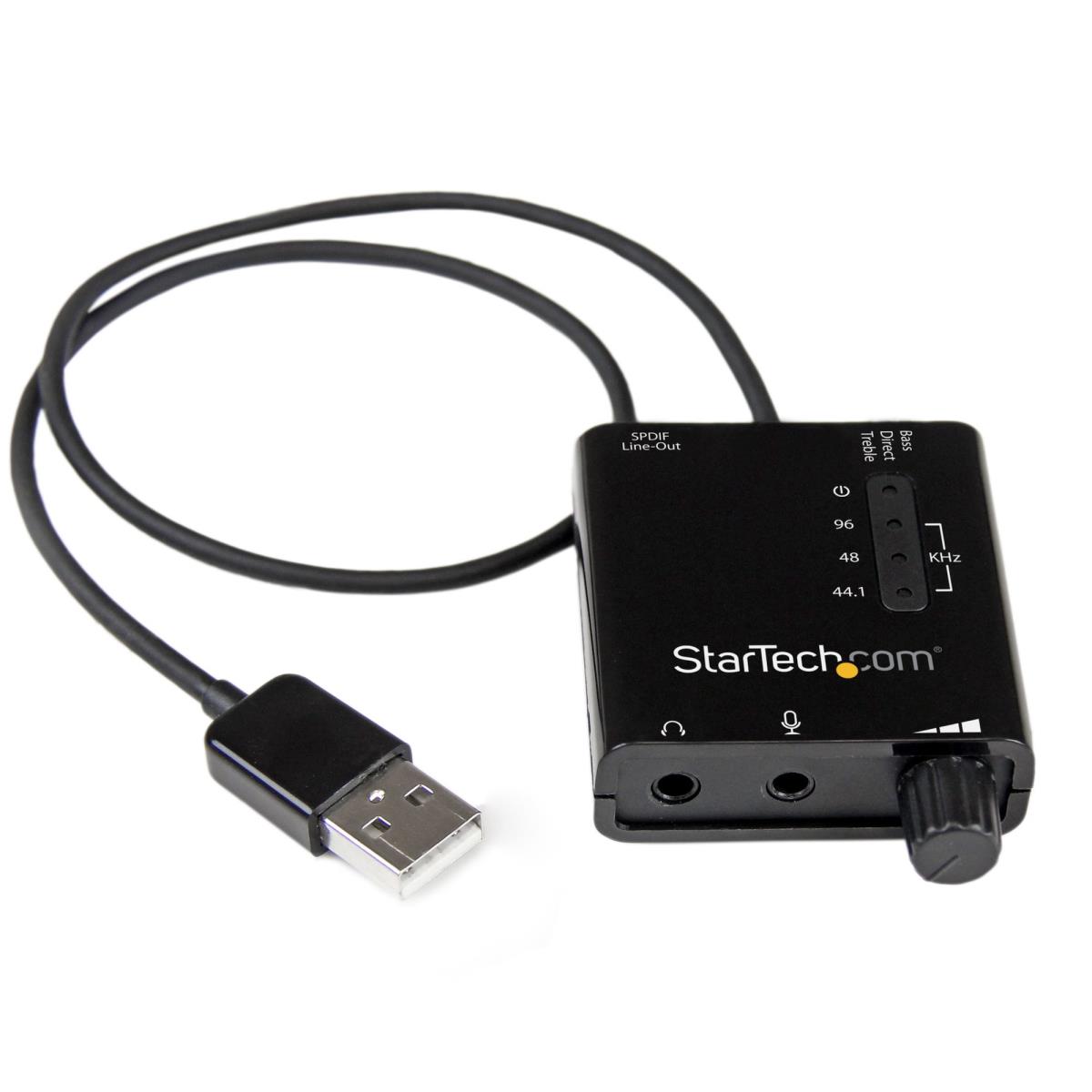 STARTECH.COM Sound Card USB To Audio Converter External Spdif