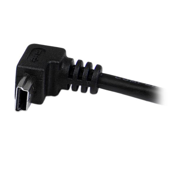 STARTECH.COM Angled Mini USB Cable USB To Down Angle Mini USB Cable 2m