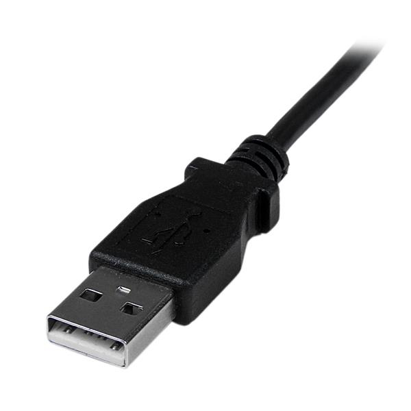STARTECH.COM Angled Mini USB Cable USB To Down Angle Mini USB Cable 2m