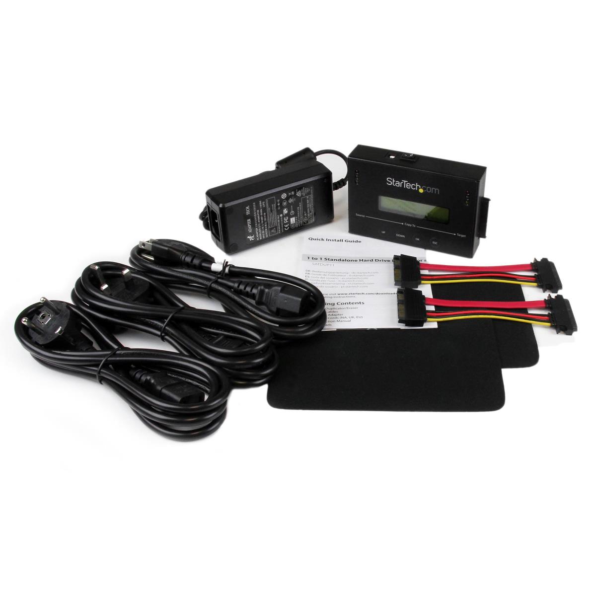 STARTECH.COM Standalone 2.5 / 3.5in SATA Hard Drive Duplicator And Eraser