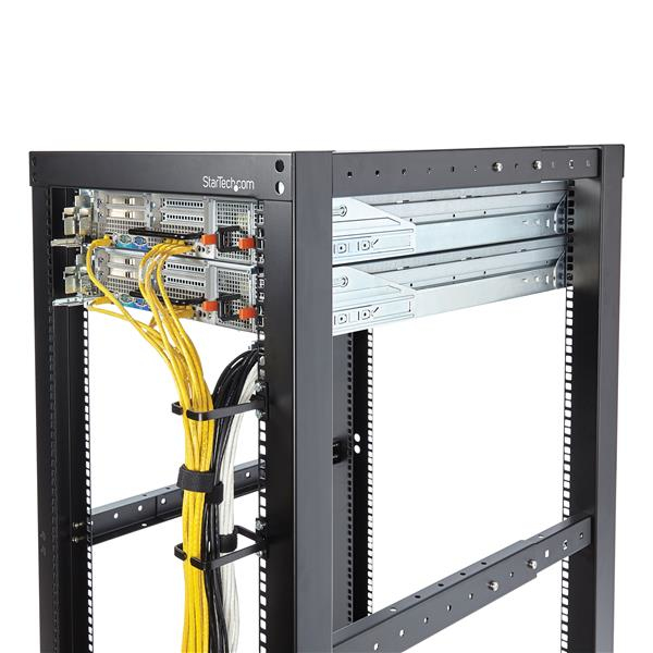 STARTECH.COM Vertical Server Rack Cable Management D-ring Hook - 2.2x3.9in (5.7x10cm) 1u