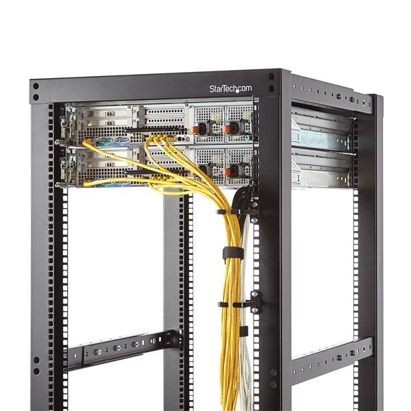 STARTECH.COM Vertical Server Rack Cable Management D-ring Hook - 2.2x3.9in (5.7x10cm) 1u