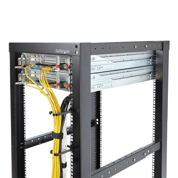 STARTECH.COM Vertical Server Rack Cable Management D-ring Hook - 1.8x3.9in (4.5x10cm) 1u