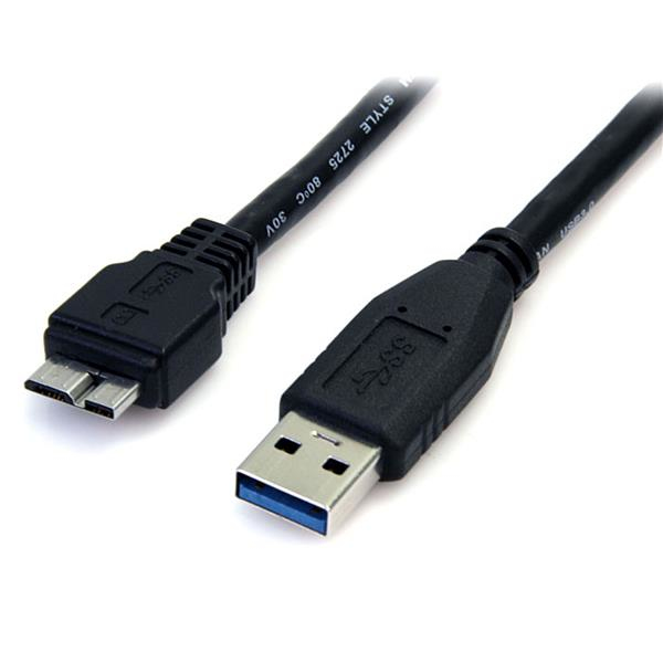 STARTECH.COM Superspeed USB 3.0 Cable A To Micro B - M/m 0.5m Black