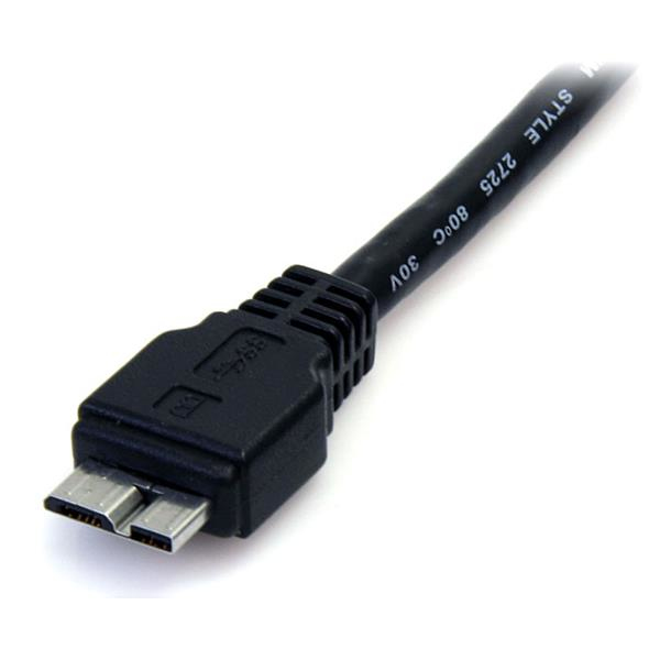 STARTECH.COM Superspeed USB 3.0 Cable A To Micro B - M/m 0.5m Black