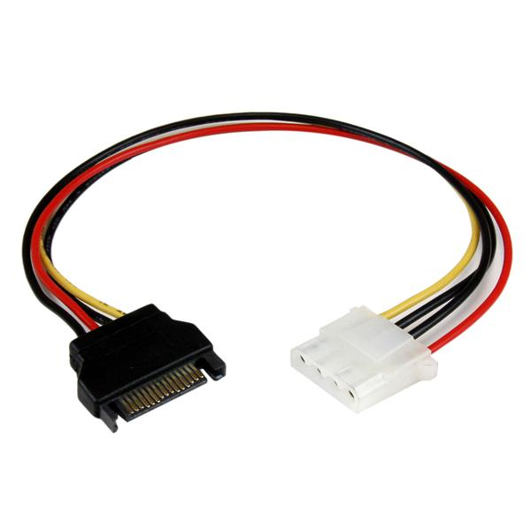 STARTECH.COM Sata To Low Profile4 Power Adapter - SATA To Molex Cable F/m 12in