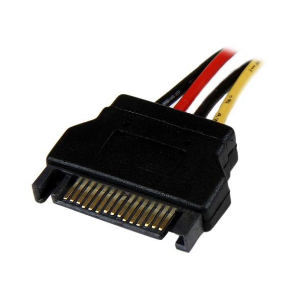 STARTECH.COM Sata To Low Profile4 Power Adapter - SATA To Molex Cable F/m 12in