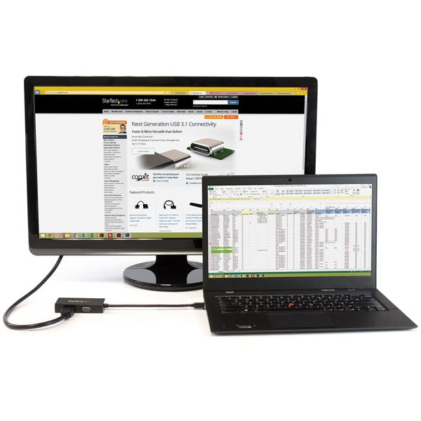 STARTECH.COM Mini DisplayPort Mdp To Vga DVI Hdmi Adapter 3-in-1