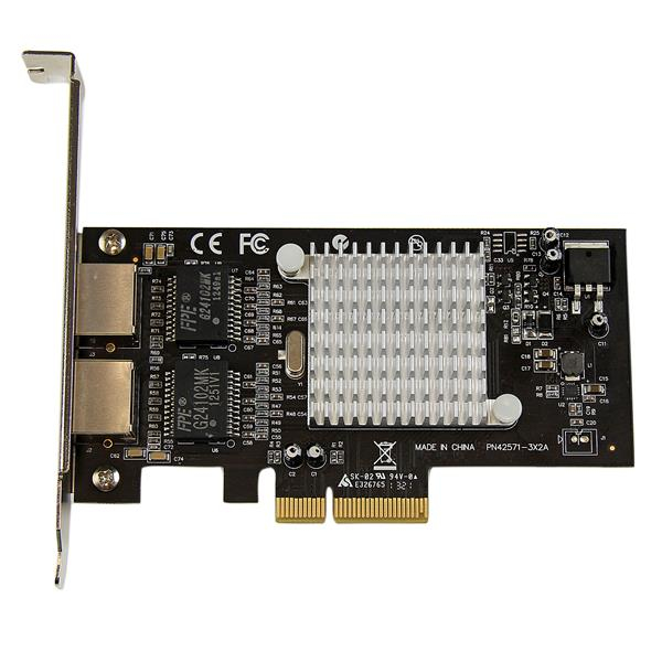 STARTECH.COM Network Card 2 Port Pci-e (x4) Gbe - Intel ChIPSet