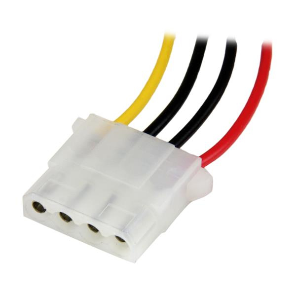 STARTECH.COM Power Extension Cable 12in Low Profile4 - 4 Pin Molex