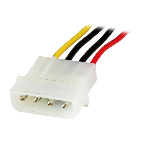 STARTECH.COM Power Extension Cable 12in Low Profile4 - 4 Pin Molex