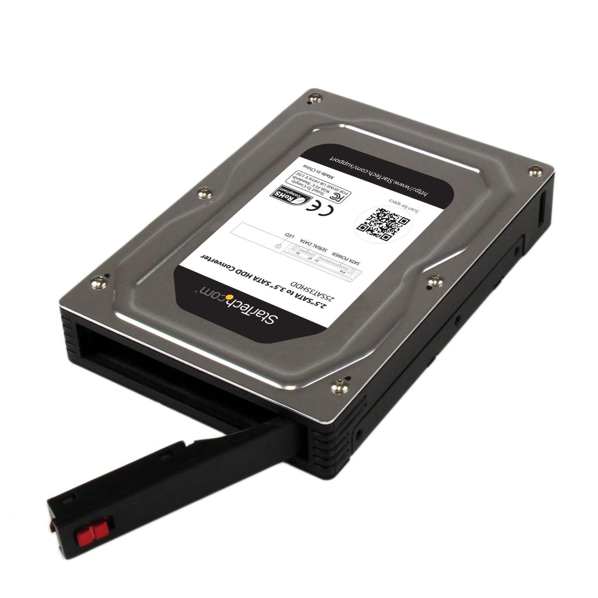 STARTECH.COM SATA Hard Drive Adapter Converter - SSD/HDD 2.5in To 3.5in