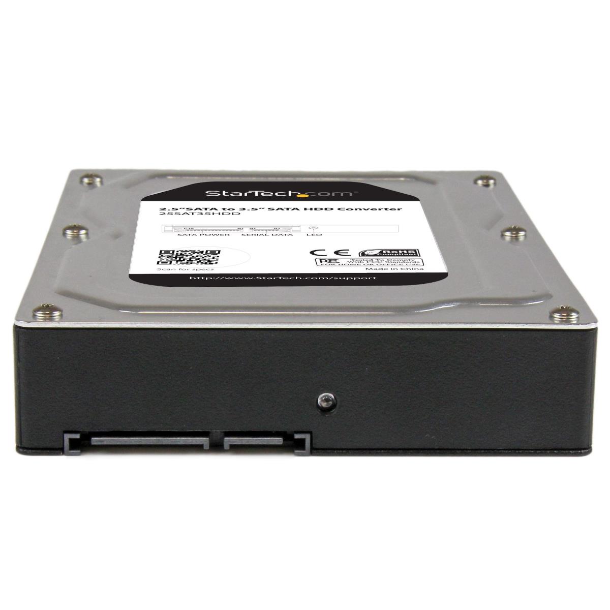 STARTECH.COM SATA Hard Drive Adapter Converter - SSD/HDD 2.5in To 3.5in