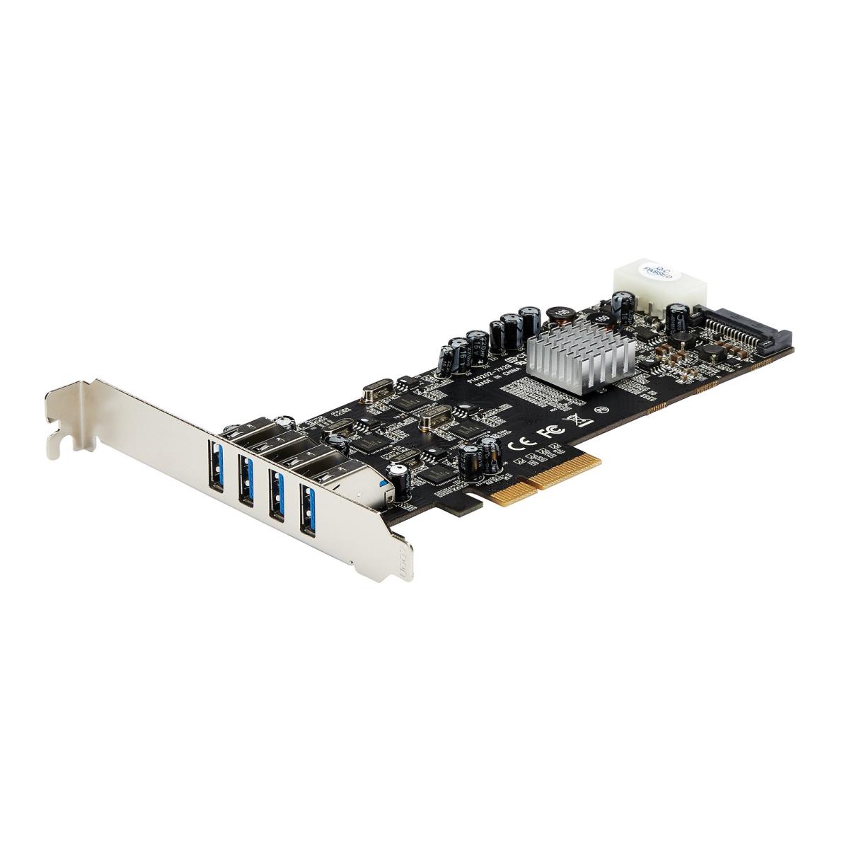 STARTECH.COM Quad Bus Superspeed USB 3.0 Card Adapter 4 Port With Uasp Pci-e
