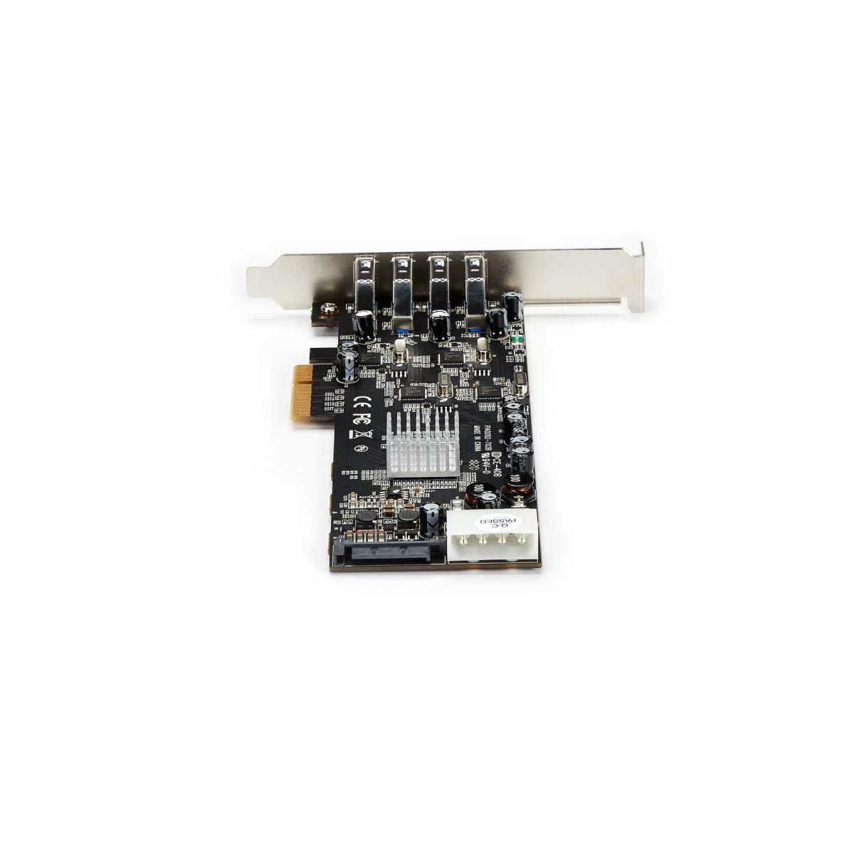 STARTECH.COM Quad Bus Superspeed USB 3.0 Card Adapter 4 Port With Uasp Pci-e