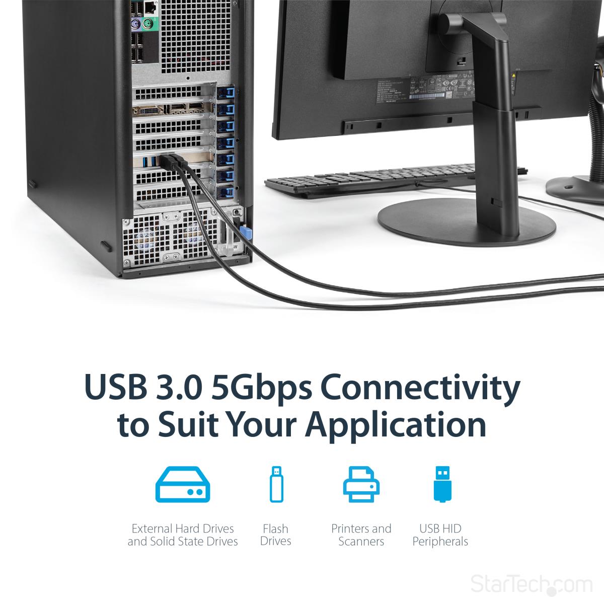 STARTECH.COM Quad Bus Superspeed USB 3.0 Card Adapter 4 Port With Uasp Pci-e