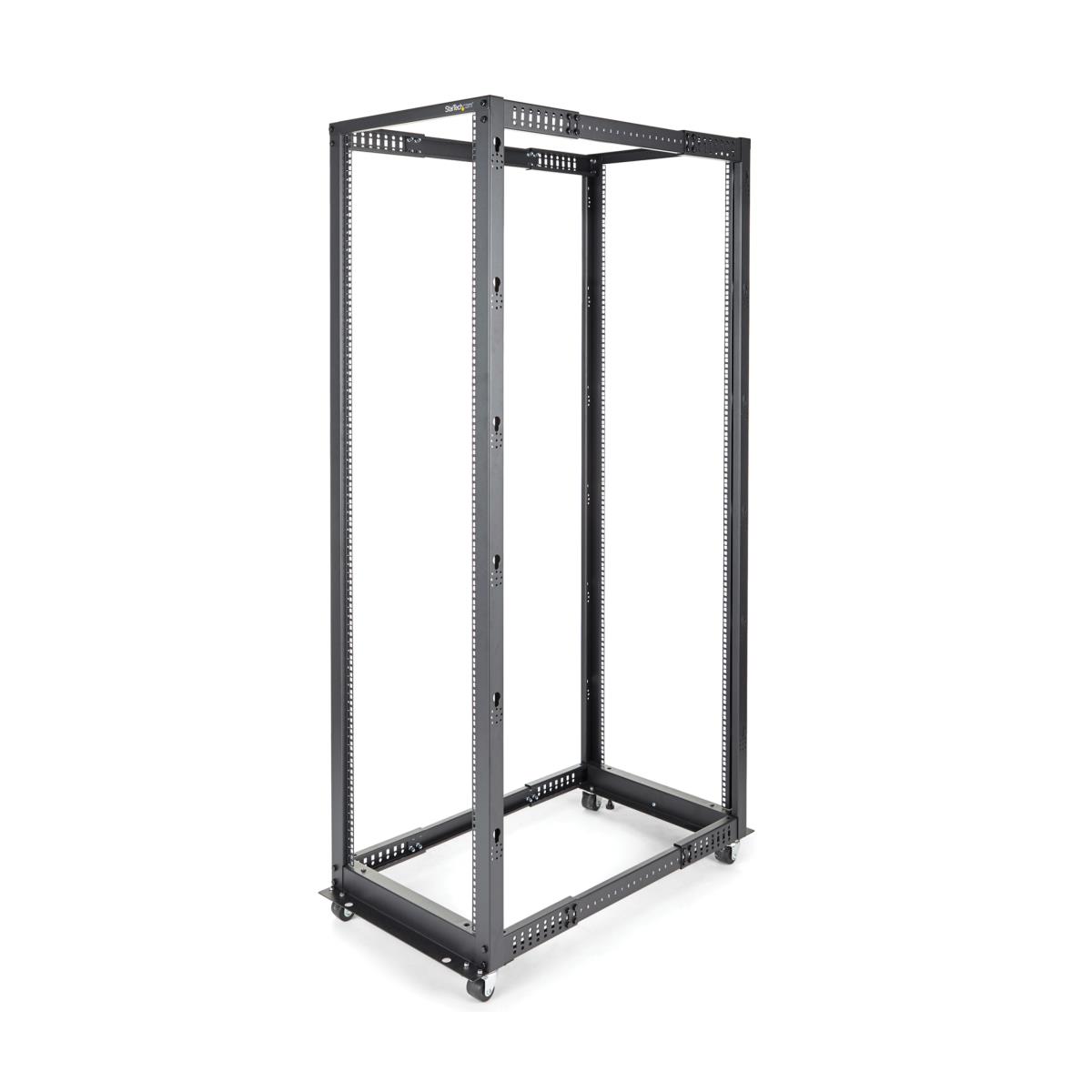 STARTECH.COM Server Rack - Open Frame Adjustable Depth 4 Post Rack 42u