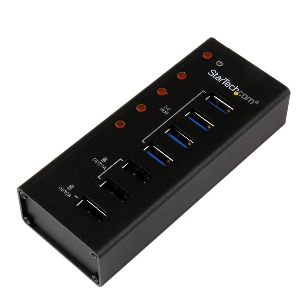 STARTECH.COM Ac Powered USB 3 Hub With 3 Dedicated Charge Ports 4 Port